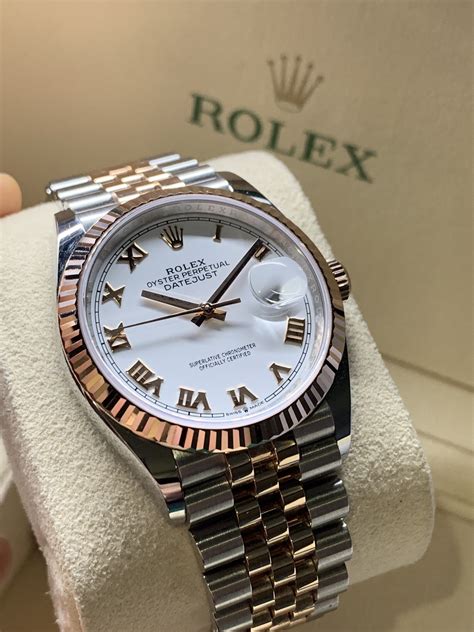 rolex datejust 36mm everose gold and steel price|Rolex 36mm Datejust with diamonds.